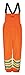 Viking - U6330PO-M - Rain Bib Overall, High Visibility: No, ANSI Class: Class E, Polyester, M, Orange
