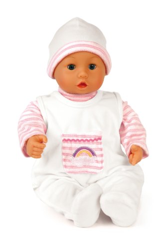 Bayer Design 94699-KL-weiss - Funktionspuppe Baby Milena 46 cm Preisvergleich
