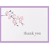 Cherry Blossom Thank You Cards (Pack of 50)