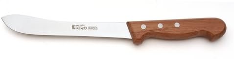 JERO 7" Narrow Blade Butcher Knife With Wood Handle - Skinning Knife - Trimming Knife - German Stainless Steel