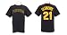 Majestic Pittsburgh Pirates #21 Roberto Clemente Black Cooperstown Player T-shirt (X-Large)