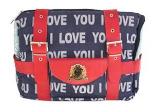 Doggie Bag to Go Pet Carrier - I Love You : Size SMALL