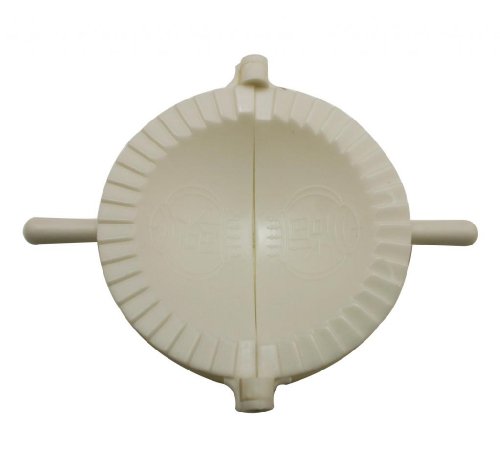 Generic Plastic White 3.64 Inches Kitchen Dumpling Press Large-capacity Pocket Empanada Press Ravioli Pierogi Dumpling Maker Dumpling Maker(Pack Of 3 )