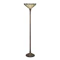 Tiffany 72" Mission Torchier  White