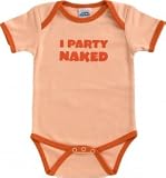 Urban Smalls - Urban Smalls I Party Naked Bodysuits and T-Shirts for New Born - 1 Year Old Babies