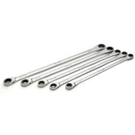 SK Hand Tools 89250 5 Piece Fractional XXL Double Box Spline G-Pro Wrench Set by SK Hand Tools