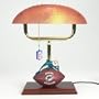 MIAMI DOLPHINS Team Logo 14" Mascot Football Table Lamp