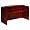 Boss 71 W by 30/36 D by 42 H Reception Desk, Mahogany