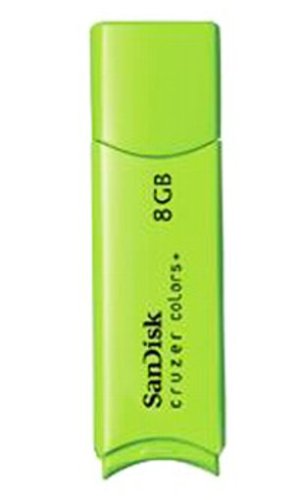 SanDisk USBフラッシュドライブ cruzer colors+ 8GB Green ReadyBoost対応 SDCZ23-008G-J65G
