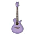 Daisy Rock WildWood Acoustic Short Scale Guitar, Purple Daze