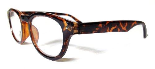 Retro Reading Glasses with Spring Hinge by See Clearly Readers (2.50, Tortoise)