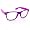 Clear Lenses Purple