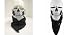 SKULL BANDANA AND SKULL TUBULAR FACE MASK COMBO- BIKER SPECIAL- 2 FOR 1 PRICE