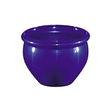 Emsa 500252 Blumenk&uuml;bel 38 cm blau metallic SIENA NOBILE