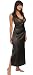 Contessa Di Roma Long Gown With Lace Bodice, Black