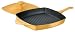 Kitchen & Housewares : Calphalon Enamel Cast Iron Panini Pan with Press, Custard Yellow