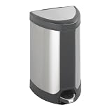 Safco Step-On 7 Gallon Stainless Receptacle