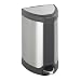 Safco Step-On 7 Gallon Stainless Receptacle