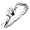 Forzieri 18K White Gold Solitaire Diamond Ring USA 4 | UK H | IT 7