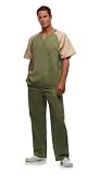 Dickies Men?s Raglan Contrast Color Blocked Top