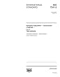 ISO 7241-2:2000, Hydraulic fluid power - Quick-action couplings - Part 2: Test methods