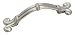 Amerock BP19251-G10 Cyprus Knot 3-Inch Pull, Satin Nickel