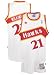 adidas Atlanta Hawks #21 Dominique Wilkins White Hardwood Classic Swingman Throwback Basketball Jersey (X-Large)