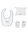Baby : Bebini 3-Pc Layette Set with Cap, Booties & Bib