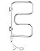 WarmlyYours 4-Bar Elements Towel Warmer, Plug-in, Polished Chrome
