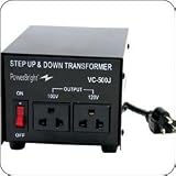 Power Bright VC-500J Transformer Step Up / Down 500 Watt Japan 100<>120 Volt