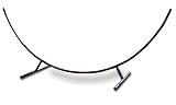 Deluxe T-Arc Black Steel Hammock Stand