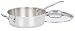 Cuisinart Chef's Classic Stainless 3-1/2-Quart Saute Pan with Helper Handle & Cover