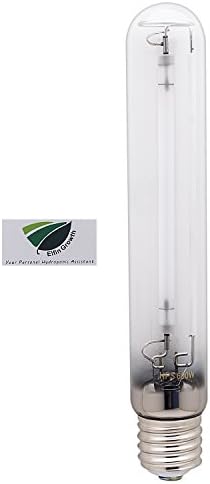 Elfin Growth Hydroponic High PAR Enhanced Red and Orange Spectrums 600 Watt Flowering High Pressure Sodium HPS Grow Light Bulb Lamp Ultra Bright 90,000 Lumens