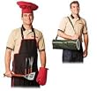 BBQ Apron Tote Deluxe BBQ Set & Chef's Hat In Apron Tote (Red)
