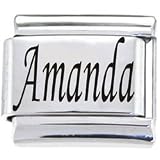 Body Candy Italian Charms Laser AMANDA