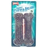 Chew N Brush Dental Bone Wolf 2pk