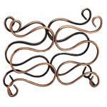 Old Dutch International 6 Bottle Scroll Wine Rack, Antique Copper by Old Dutch