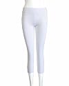 White Leggings Three Quarter Length