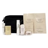 Shiseido Travel Set: Night Emulsion + Sunscreen + Corrective Serum + Restoring Cream + Eye Cream + Face Mask + 1 Bag - 6pcs+1bag
