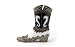 Swarovski Crystal Black, White & Brown Boot