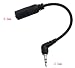 2.5 mm To 3.5mm AUDIO HEADPHONE JACK ADAPTOR (BLACK)