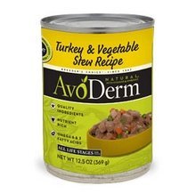 AvoDerm Natural Turkey & Vegetable Stew Formula Canned Dog Food