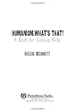 Humanism What's That?: A Book for Curious Kids