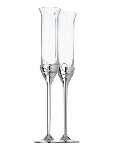 Vera Wang by Wedgwood Love Knots Toasting Flute Pair