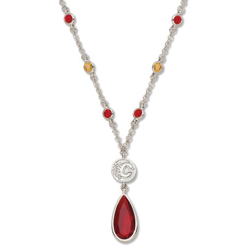 NHL Calgary Flames Crystal Logo Necklace