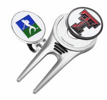Texas Tech Red Raiders Divot Tool Hat Clip With Golf Ball Marker Of 2)