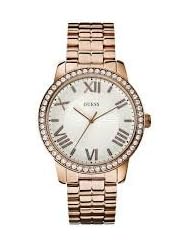 GUESS W0329L3 Womens Rose Gold-Tone Gorgeous Oversized Watch
