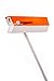 modbox USA Mid-Century Modern Curbside Mailbox | Two Tone (Orange/White)