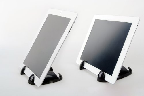 GSI Quality Shapely Desktop Stand for Apple iPad 2, iPhone 4, iPod Touch, Kindle Fire, Smart Phones, Tablets Etc. - Multi-Purpose Holder, Sturdy Dock/Cradle