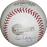 Don Cooper Autographed 2005 World Series Baseball with 05 WS Champs Inscription